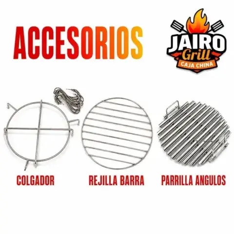 Accesorios para caja china: colgador, rejilla barra y parrilla ángulos
