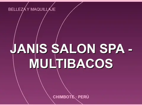 Janis SALON SPA - MULTIBACOS
