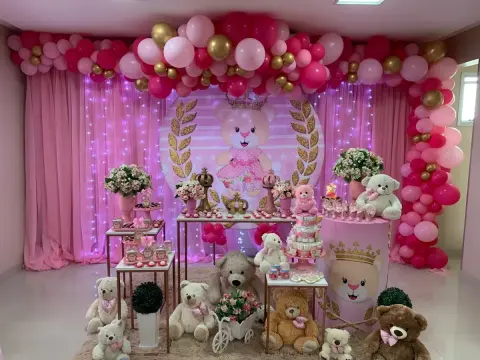 Decoración de osita reina «Clara»