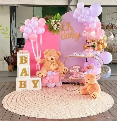 Decoración de osita reina «Perla»