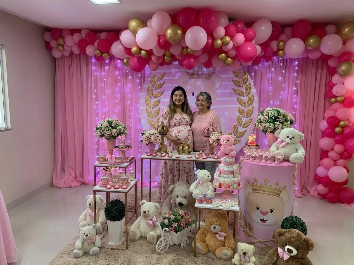 Decoración de osita reina «Clara»