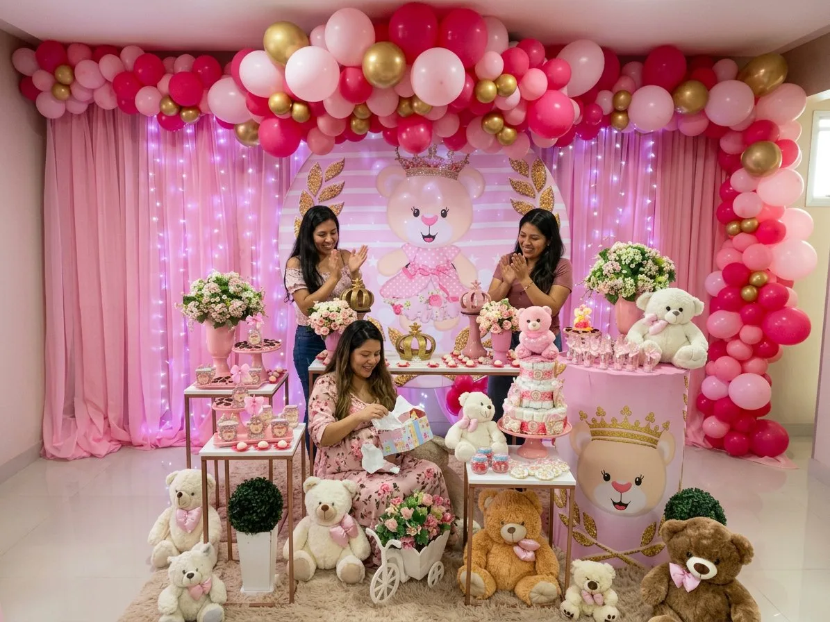 Decoración de osita reina «Clara»