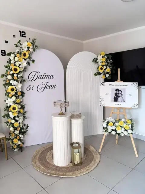 Decoración de boda, matrimonio civil y pedida de mano en Nuevo Chimbote