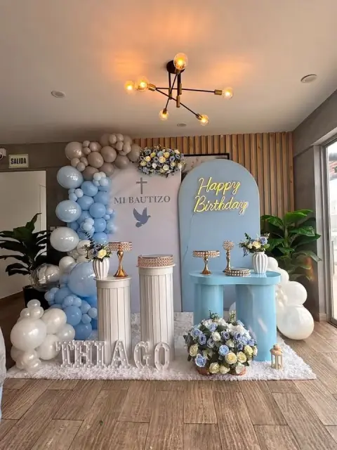 Decoración de bautizo, temáticas, adulto, cumpleaños y 50 años en Coishco