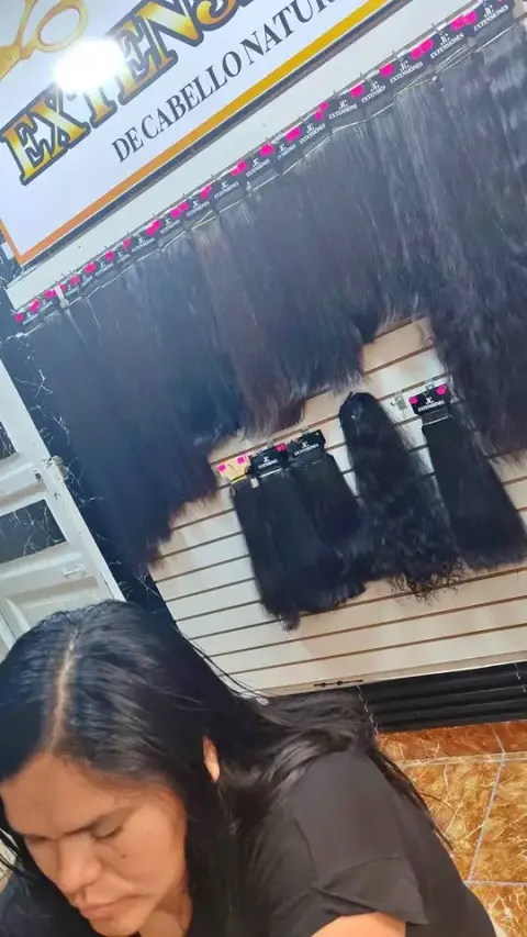 Extensiones de cabello natural — full cabello de 30 cm a 1 metro