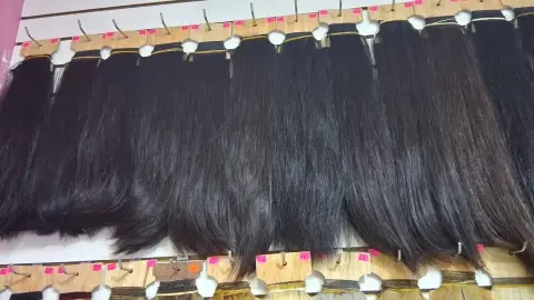 Extensiones de cabello natural de 45 cm a 1 metro (100 % natural)