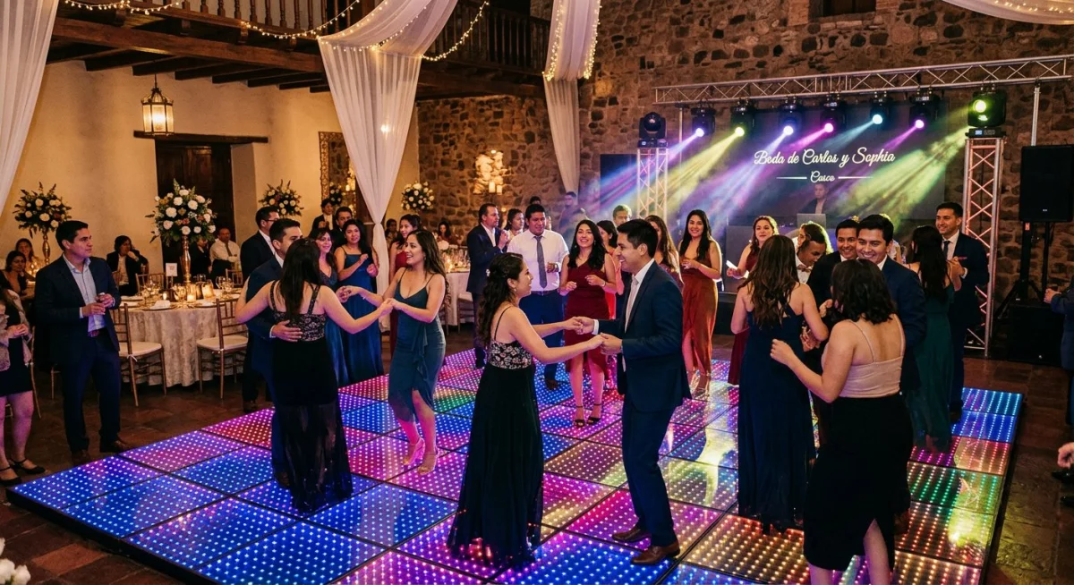 💃 Pista de Baile LED Iluminada