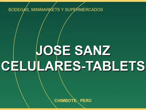Jose Sanz Celulares-Tablets
