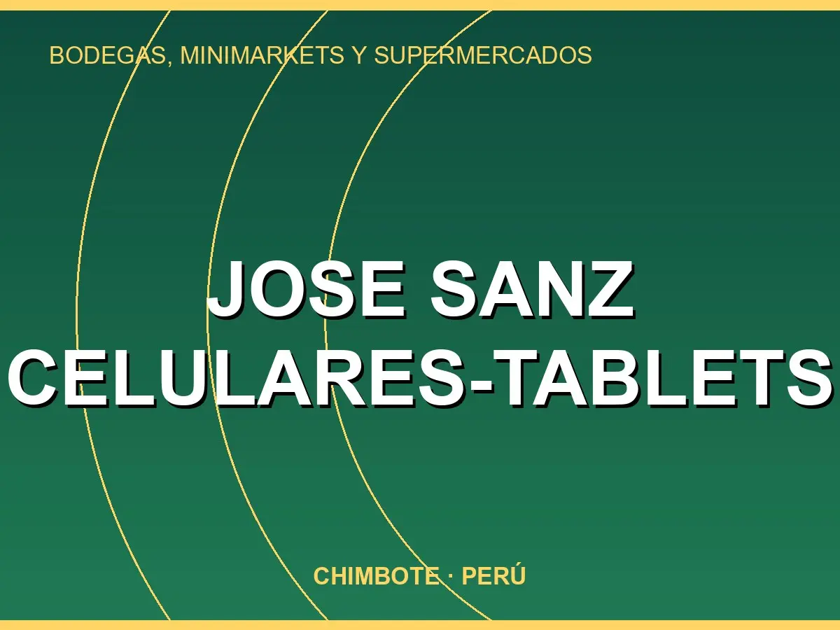 Abrir tarjeta de Jose Sanz Celulares-Tablets