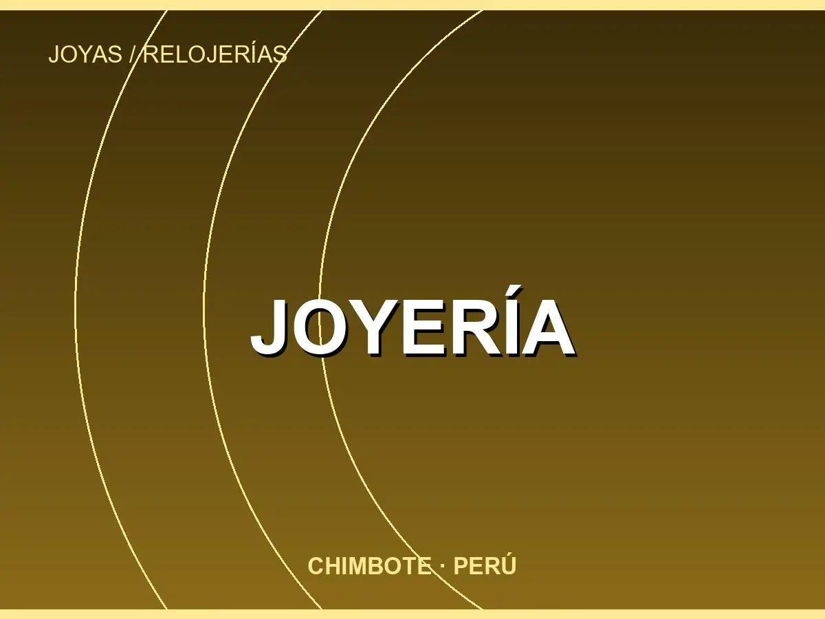 Abrir tarjeta de Joyería