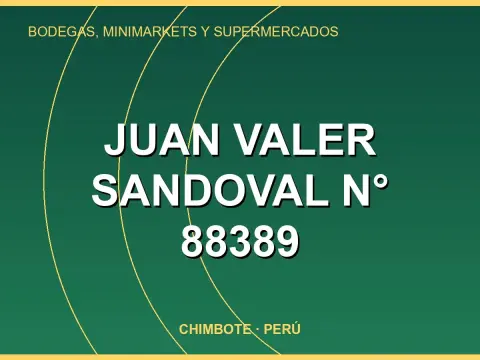 Juan Valer Sandoval N° 88389