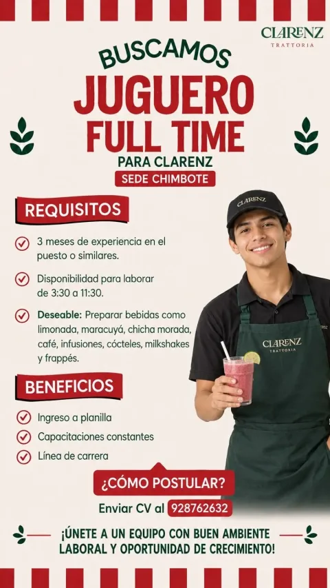 Preparacion de bebidas, milkshakes y frappes