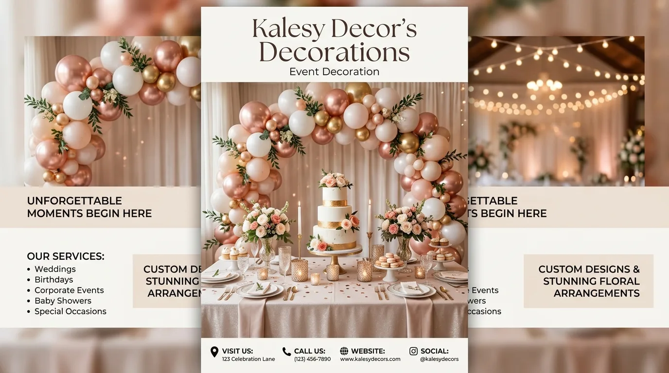 Abrir tarjeta de Kalesy Decor's Decoraciones