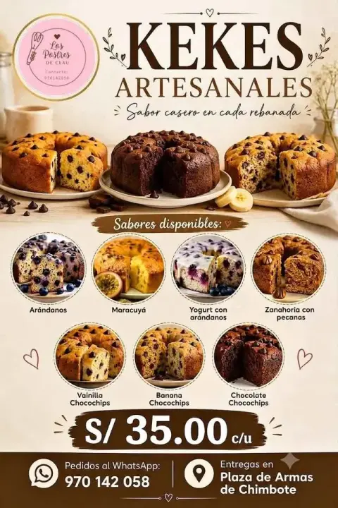 Keke de Banana Chocochips
