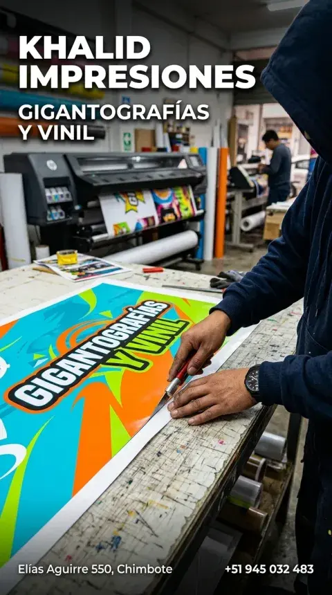 Gigantografías y Vinil para Banners, Letreros y Fachadas