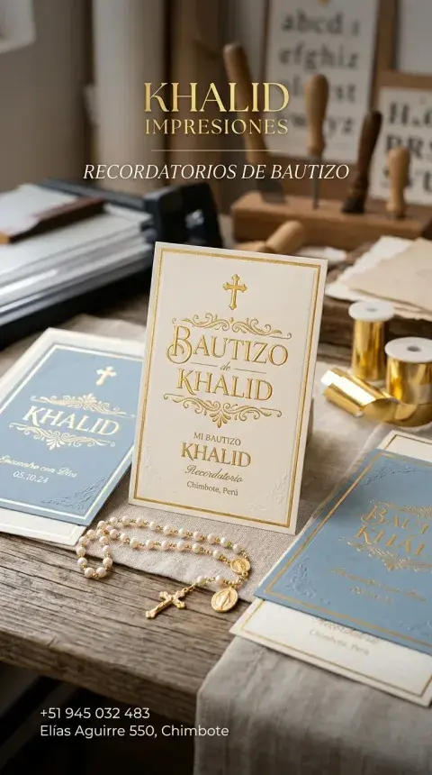 Recordatorios de Bautizo