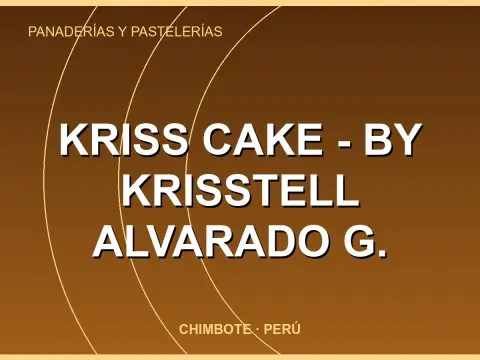 Kriss cake - by Krisstell Alvarado G.