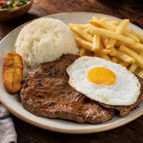 Bistec a lo pobre