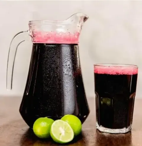 Chicha morada en jarra