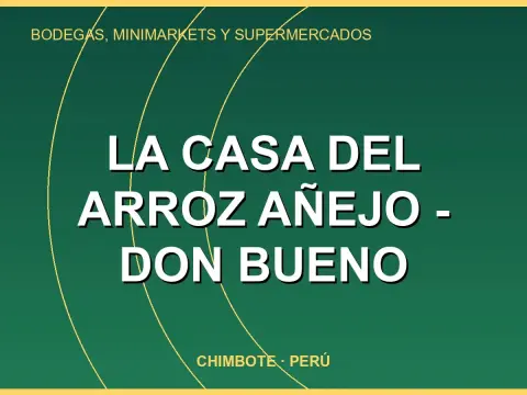LA CASA DEL ARROZ AÑEJO - DON BUENO