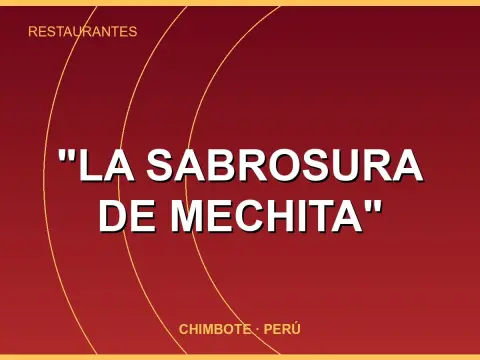 "LA SABROSURA DE MECHITA"
