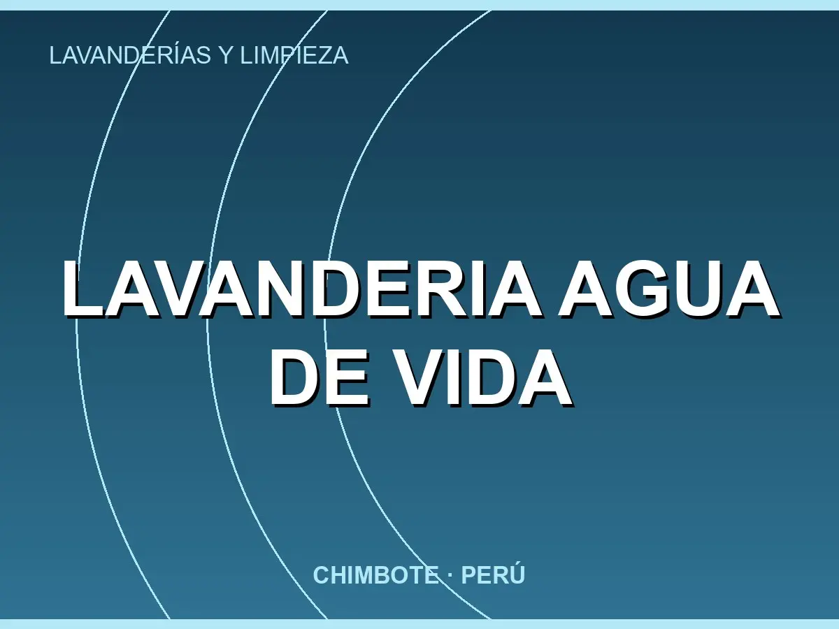 Abrir tarjeta de Lavanderia AGUA DE VIDA
