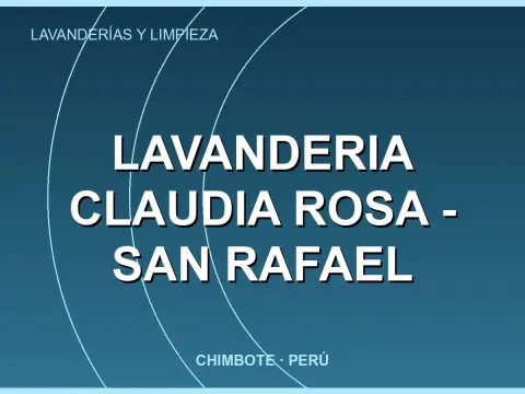 LAVANDERIA CLAUDIA ROSA - SAN RAFAEL