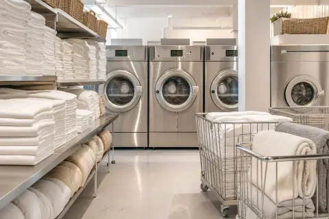 Lavandería de textiles grandes y lotes B2B