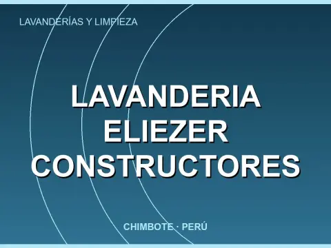 LAVANDERIA ELIEZER CONSTRUCTORES