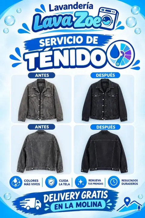 Teñido industrial de prendas