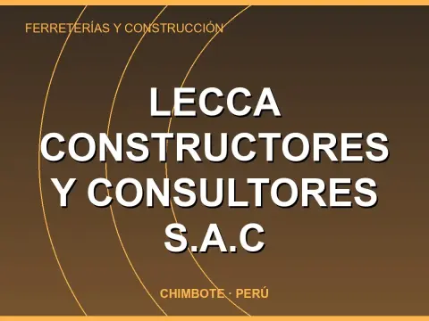 Lecca Constructores y Consultores S.A.C