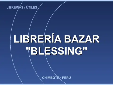 Librería Bazar "Blessing"