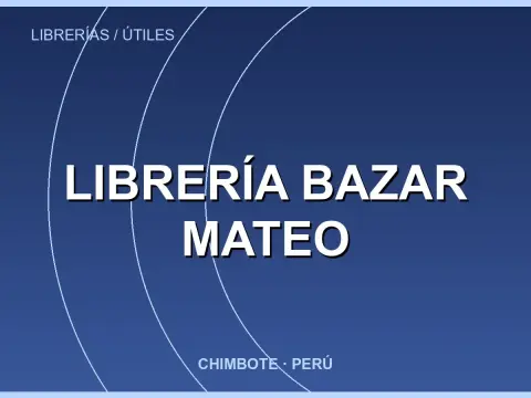 Librería Bazar MATEO