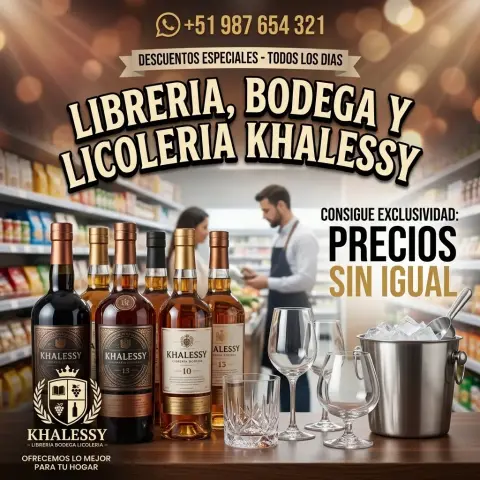 Libreria, bodega y licoleria Khalessy