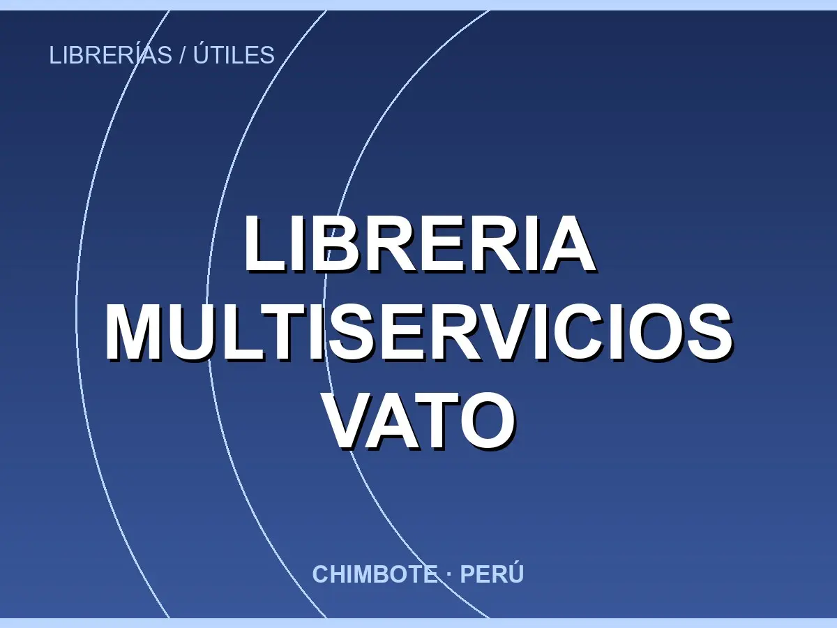Abrir tarjeta de Libreria Multiservicios Vato