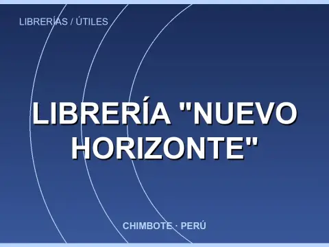 Librería "Nuevo Horizonte"