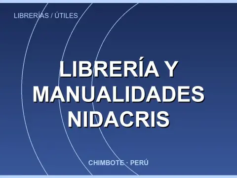 Librería y Manualidades Nidacris