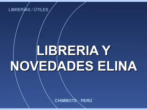 Libreria y novedades Elina