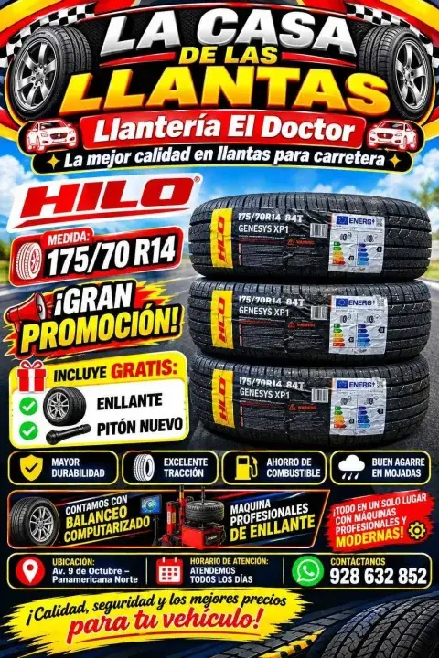 Llanta Hilo Genesys XP1 175/70 R14 84T