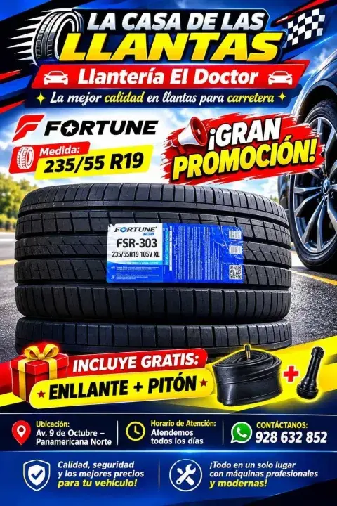 Llanta Fortune FSR-303 235/55 R19 105V XL