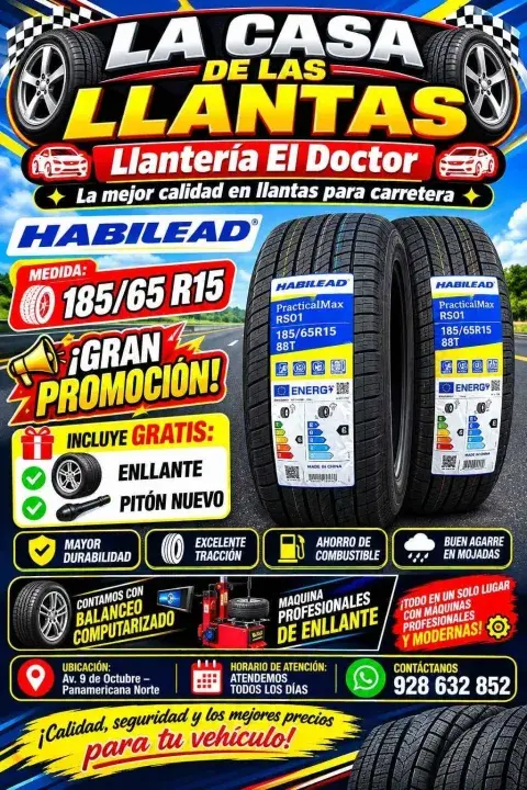 Llanta Habilead PracticalMax RS01 185/65 R15 88T