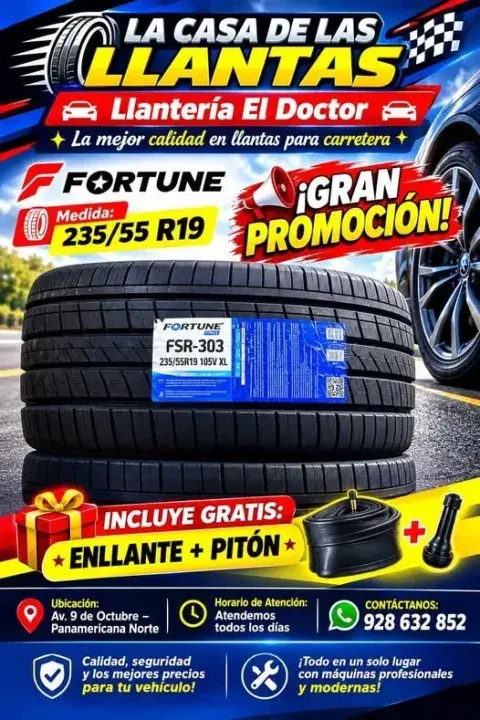 Llanta Fortuna FSR-303 235/55 R19