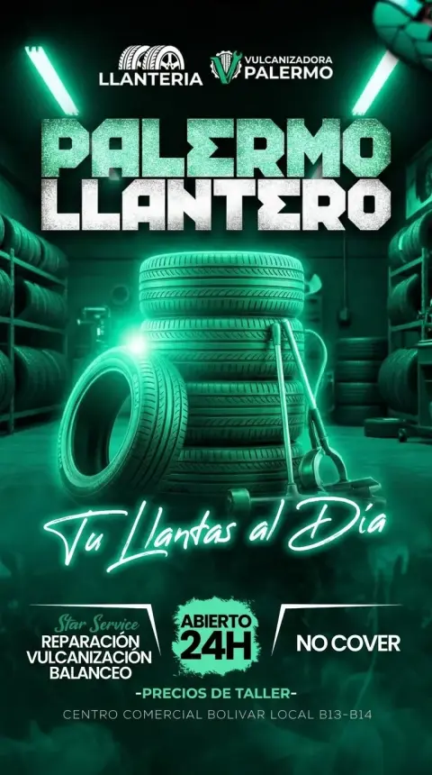 Llanteria Vulcanizadora Palermo llantero
