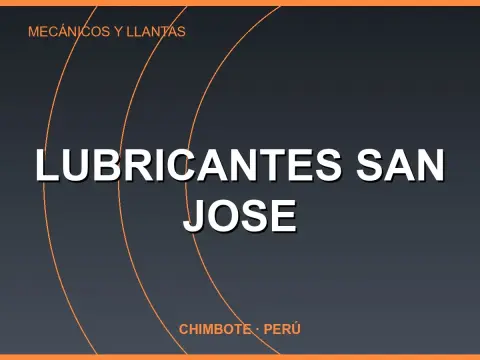 Lubricantes San Jose
