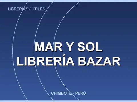 Mar y Sol Librería Bazar