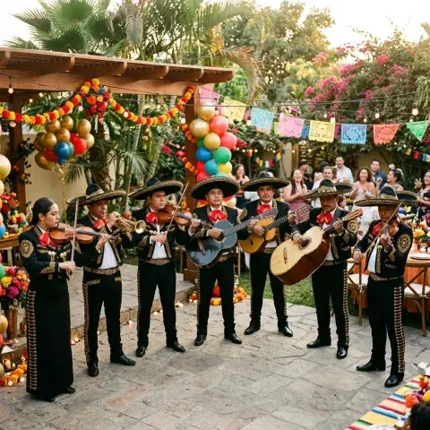 Mariachi completo — 8 músicos (una hora)