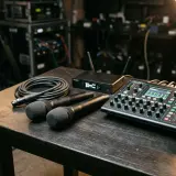 Alquiler de equipo de sonido profesional con micrófonos inalámbricos