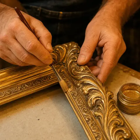 Restauración básica de marco antiguo