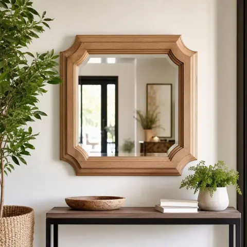 Enmarcado de espejo decorativo a medida