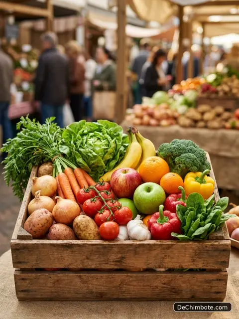 Paquete de Frutas y Verduras - Caja de 12 Variedades